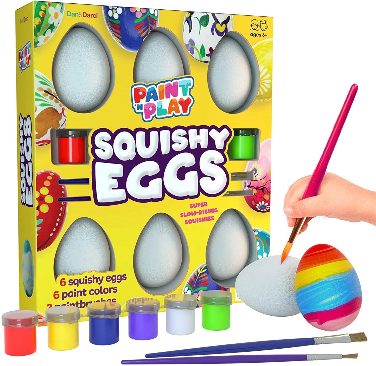 Paint 'n Play Squishy Eggs Easter Basket Ideas